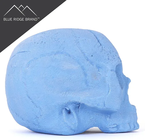 Miniatura 3 de Troncos de fuego de calavera de cerámica, calaveras de hoguera, troncos de calavera de cerámica, cabeza de esqueleto/decoración de calavera