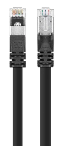 Miniatura 3 de Intellinet Cable de conexión de red Ethernet Cat8 – Cable de Internet de 40 G con arranque sin enganches, resistente, cable de cobre puro desnudo