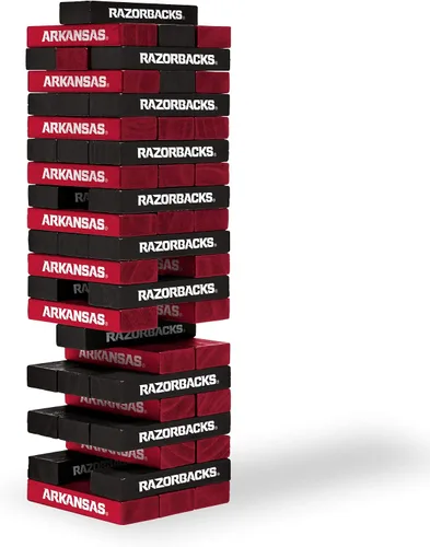 Miniatura 21 de Wild Sports NCAA Pro Football Tabletop Stackers Block Game for College Football Fan, Dorm Game, Tailgate