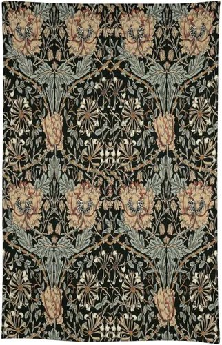 Miniatura 99 de Mantel Floral Retro de Pájaros, Diseño Original Bohemio William Morris Estampado Cubierta de Mesa para Hogar Picnic Fiesta Comedor Cocina William
