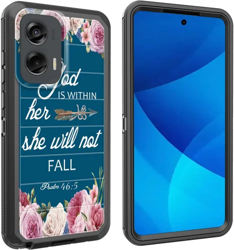 Miniatura 18 de Funda para Moto G Play 4G 2024, cuerpo completo, protección contra caídas, resistente, 3 capas, militar, resistente, duradera, para Motorola Moto G