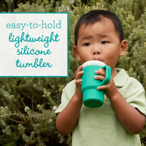 Miniatura 2 de Infantino Mi primer vaso – Adorables vasos en miniatura con pajita resistente a fugas y asa amigable para niños pequeños, fomenta la hidratación