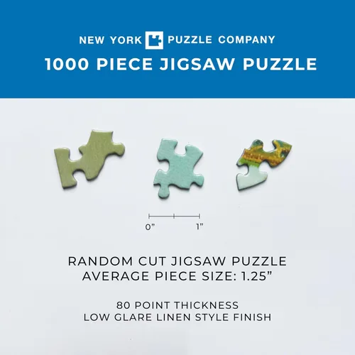 Miniatura 5 de New York Puzzle Company - Arte del Capítulo de Harry Potter - Rompecabezas de 1000 Piezas para Adultos de Mary GrandPré