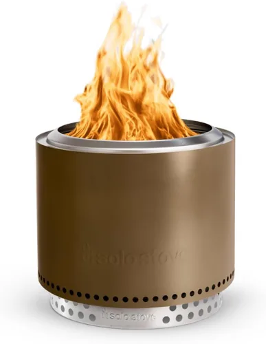 Solo Stove Bonfire con Soporte | Hoguera Sin Humo de 19.5", Bandeja de Cenizas Extraíble | Chimenea Portátil de Acero Inoxidable para Quemar Leña al