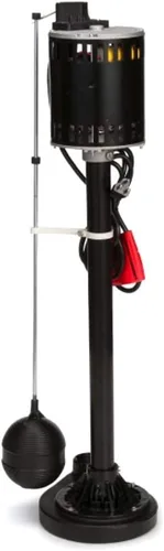 Miniatura 7 de Star 5CHD ½ HP Bomba de sumidero de pedestal de hierro fundido con interruptor de varilla flotante de encendido/apagado ajustable, bomba de columna