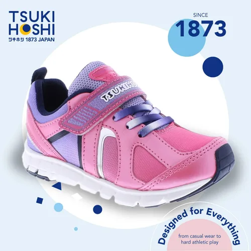 Miniatura 3 de TSUKIHOSHI - Zapatillas de coral y rosa para niños, diseño de arcoíris