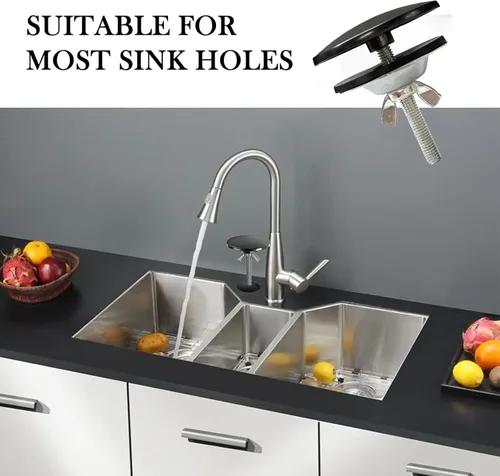 Miniatura 4 de Cubierta de orificio para fregadero de cocina de acero inoxidable de 2 pulgadas, cubierta de orificio para fregadero de cocina, placa de orificio