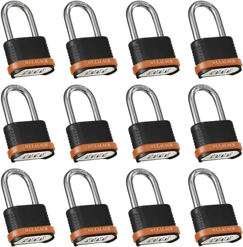 Miniatura 9 de WULALACK Candado de Combinación de 4 Dígitos de Servicio Pesado, Candado de Combinación Resistente a la Intemperie para Uso Exterior – Adecuado