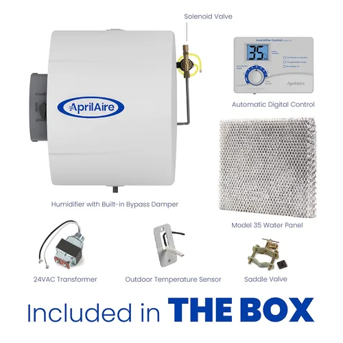 Miniatura 5 de AprilAire 600 Humidificador para toda la casa, humidificador automático de alta salida para conectar al sistema de ventilación, humidificador