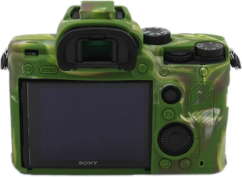 Miniatura 2 de TUYUNG - Funda de silicona para A7 III, funda protectora para cámara, compatible con cámaras Sony Alpha A7 III A7M3, verde militar