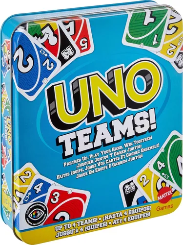 Miniatura 10 de Mattel Games Juego de cartas UNO para niños, adultos y noches y fiestas familiares, viajes y vacaciones, baraja accesible y personalizable