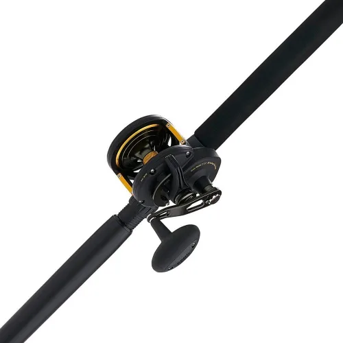 Miniatura 9 de Penn Squall II Combo de Caña y Carrete de Pesca con Arrastre de Palanca