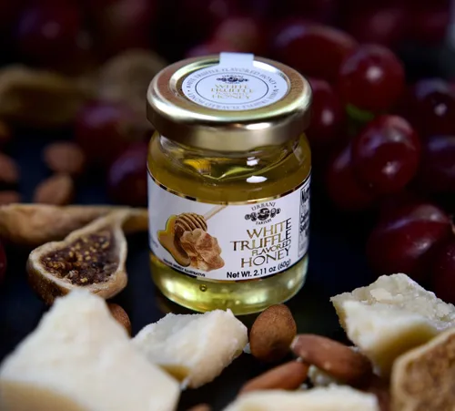 Miniatura 5 de Urbani Truffles, Miel de trufa blanca con infusión Sabor gourmet de Italia Ideal para aves de corral, frutas y queso Miel italiana totalmente