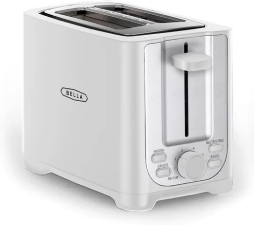 Miniatura 11 de BELLA Tostadora de 4 rebanadas con apagado automático - Ranuras extra anchas y bandeja de migas extraíble y función de cancelar, descongelar