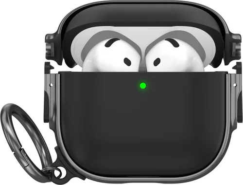 Miniatura 63 de Maxjoy Funda para AirPods 3 con cerradura, bonita funda protectora rígida para AirPod 3 de tercera generación para mujeres y hombres con llavero