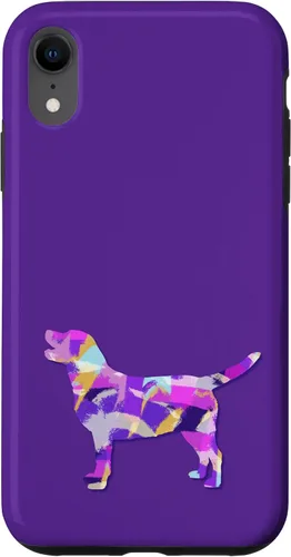 Miniatura 25 de Labrador Retriever Dog Silhouette Purple Pink Yellow Blue Case for iPhone 17