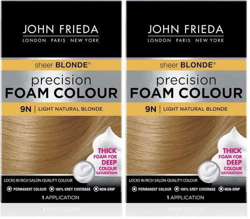 Miniatura 27 de Espuma de color John Frieda, precisión 4R Rojo Oscuro Marrón