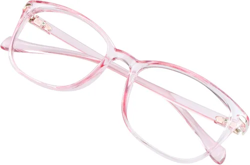 Miniatura 18 de VisionGlobal Lentes de bloqueo de luz azul para mujer, antifatiga ocular, lectura en computadora, gafas de televisión, elegante marco cuadrado