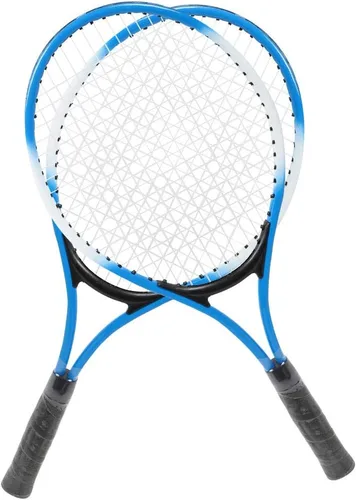 Miniatura 9 de 1 par de raquetas de tenis para jóvenes, raqueta de práctica para principiantes de 21 pulgadas, juego de raqueta de tenis con pelotas y bolsa
