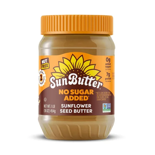 Miniatura 16 de Untable de semillas de girasol SunButter Natural 1 tarro de plástico de 16 onzas
