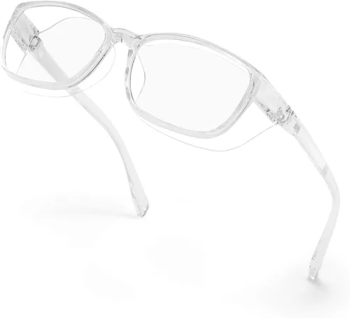 Miniatura 7 de Gafas de seguridad anti niebla para mujeres y hombres, TR90, lentes de bloqueo de luz azul, transparentes, antiarañazos, protección UV, marco