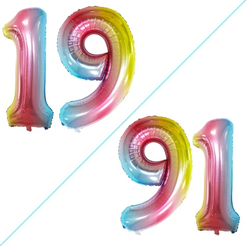 Miniatura 273 de Goer, conjunto de globos de papel aluminio para decoraciones de cumpleaños, globos de las letras de feliz cumpleaños y de números Oro