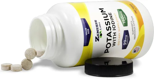 Miniatura 2 de Suplemento de apoyo con gluconato de potasio con yodo Kelp, de 250 comprimidos, 0,003 oz por tableta con 0,000005 oz de yodo, para la presión