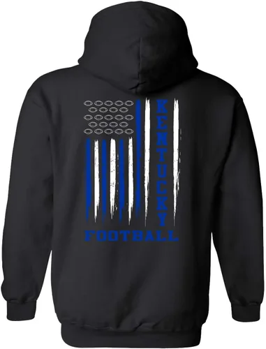 Miniatura 12 de Sudadera con capucha unisex de la bandera americana del color del equipo de fútbol