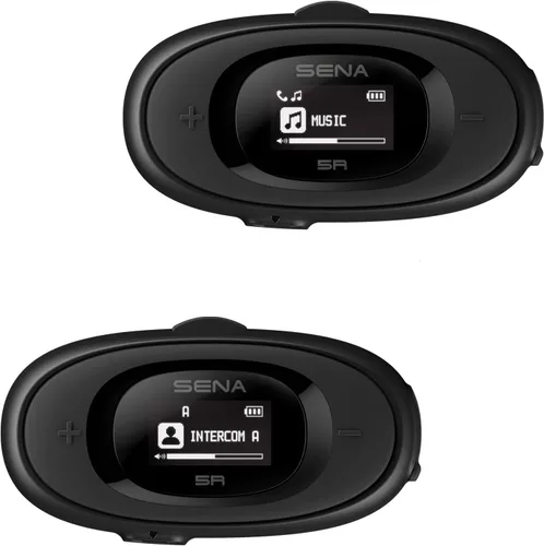 Miniatura 8 de Sena 5R LITE Auriculares de intercomunicación Bluetooth bidireccionales HD para motocicleta, paquete doble