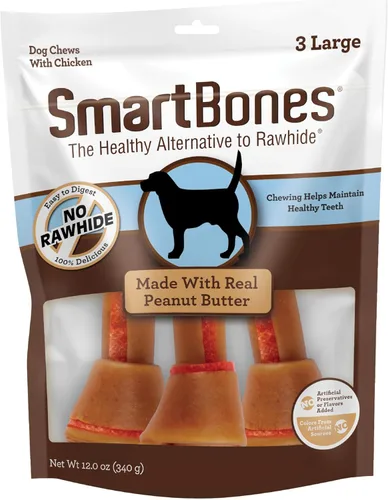 Miniatura 12 de SmartBones Con masticables grandes de pollo real, dale a tu perro un masticable sin cuero crudo para perros, 3