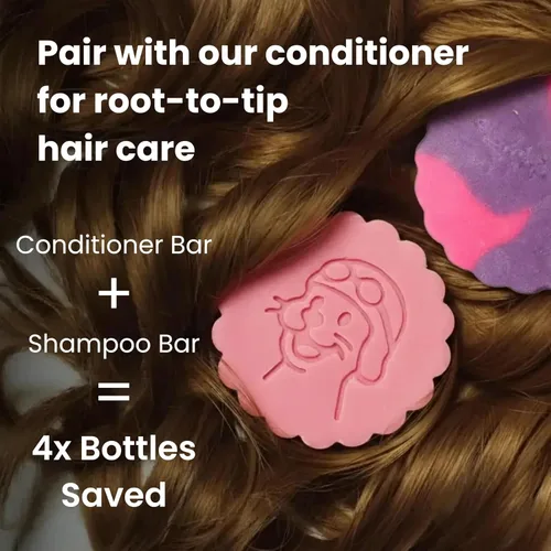 Miniatura 5 de Otter co. Kids Gentle Strawberry Shampoo Bar - Champú para niños pequeños sin lágrimas - Sin sulfatos y no tóxico - Fabricado con ingredientes