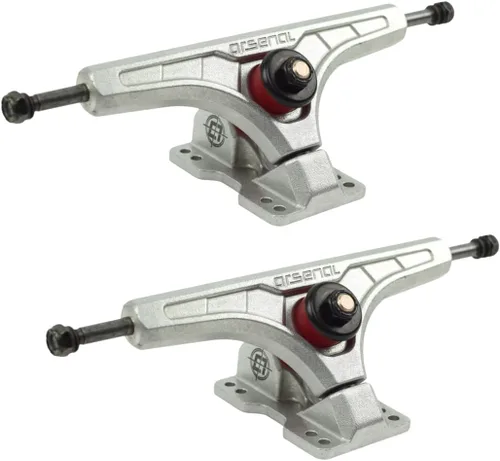 Miniatura 12 de Arsenal Longboard/Freeride Camiones – Fuerza Forjada, Ejes Soldados Químicamente, Perchas de Grado Aeronáutico, Percha Girable – Varios Tamaños