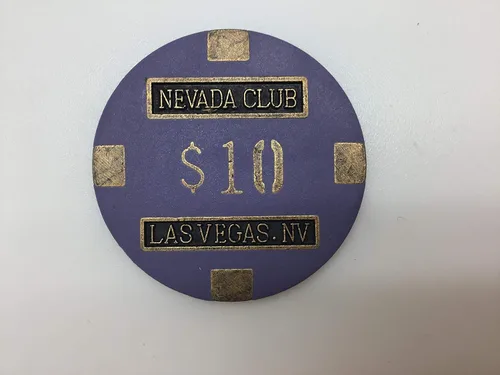 Miniatura 3 de Nevada Club Fichas de póquer - (100) $10 Núcleo de latón 0.53 oz