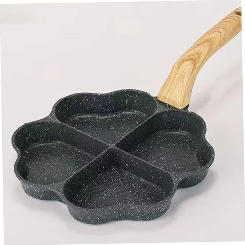 Miniatura 2 de Angoily Sartén reutilizable con forma de corazón para panqueques resistente al desgaste, sartén antiadherente para uso diario para desayuno