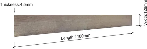 Miniatura 5 de Easy Peel & Stick Tablón de pared o panel de madera envejecida hazlo tú mismo, 12 piezas – 19.50 pies cuadrados – grande 5.0 x 46.5 pulgadas.