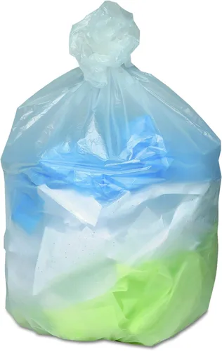 Miniatura 2 de Ultra Plus - Forro para latas, 7-10 galones, 8 micras, 24 x 24, natural, 20 rollos de 50 bolsas (HD24248N)