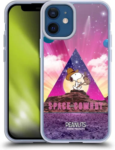 Miniatura 110 de Head Case Designs Funda de gel con licencia oficial de Peanuts Nebula Cactus Needles Snoopy Space Cowboy [protección de grado militar] compatible