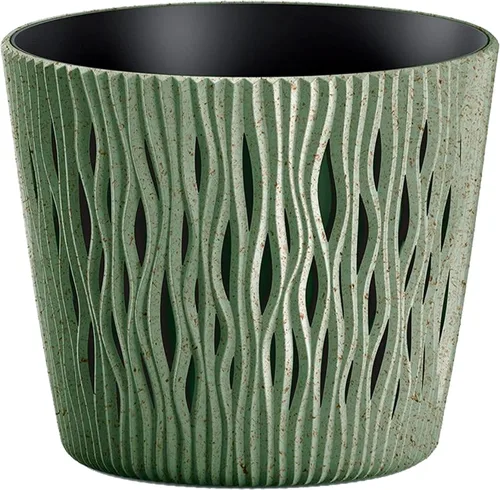 Miniatura 21 de Prosperplast Maceta, Madera, Verde, Muy pequeño