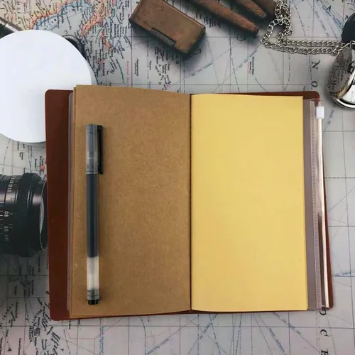 Miniatura 8 de Diario de cuero Live Laugh Love – Diario de tapa feliz, diario de viaje rellenable, encuadernado en cuero, cuaderno inspirador, cuaderno de bocetos