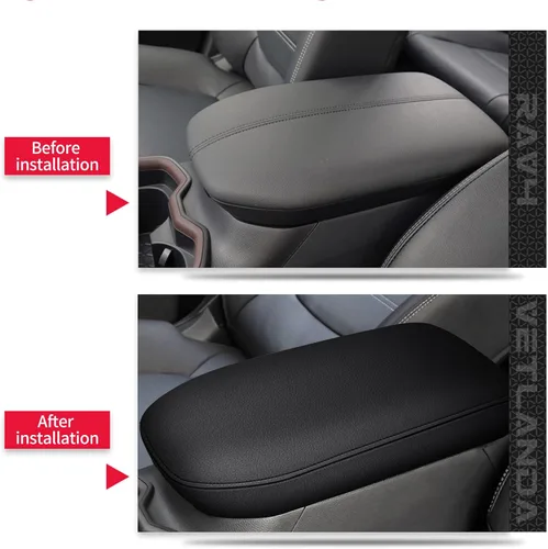 Miniatura 5 de AOMSAZTO Fundas de reposabrazos para Cadillac Escalade 2007-2014 Negro