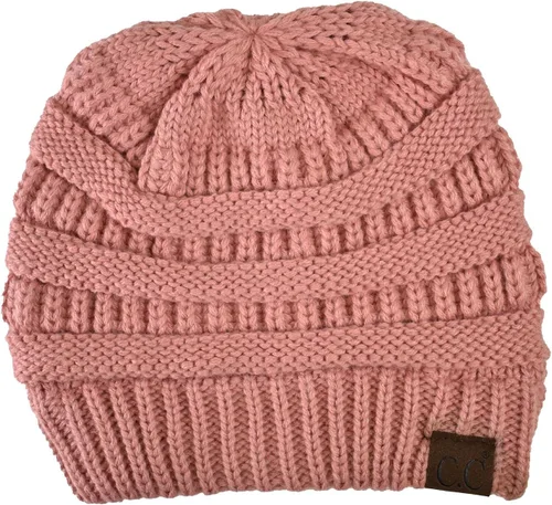 Miniatura 18 de C.C Trendy Warm Chunky Soft Stretch Cable Knit Beanie