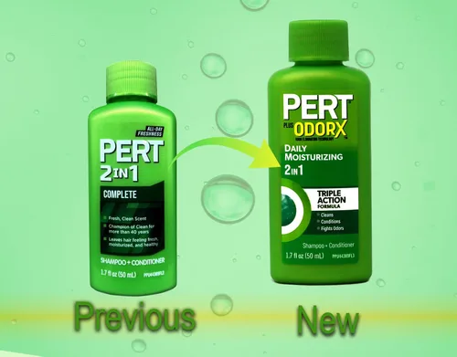 Miniatura 4 de PERT PLUS Champú 2 en 1, 1.7 onzas líquidas (paquete de 36)