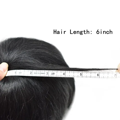 Miniatura 9 de Toupee para hombres, encaje francés completo, para hombres, tupé, sistema de reemplazo de cabello humano 100% europeo para hombres, piezas