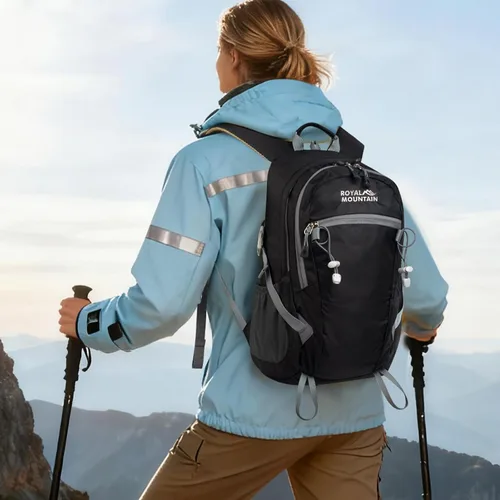 Miniatura 8 de Mochila de senderismo con cubierta contra la lluvia, mochilas de viaje de 20 litros para mujeres y hombres, mochila de camping ligera y duradera