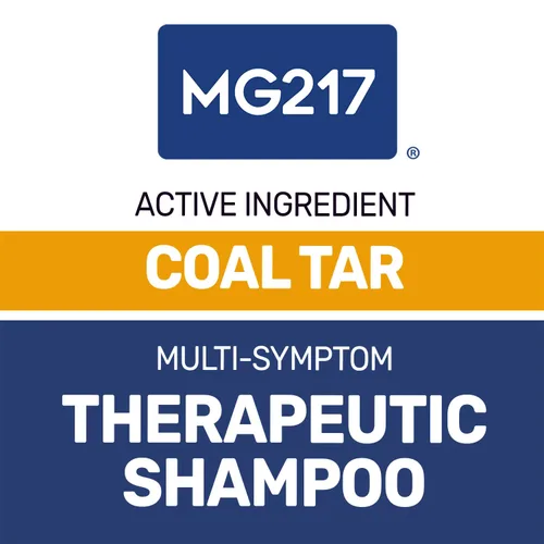 Miniatura 8 de MG217 Champú para la psoriasis con alquitrán de hulla, tratamiento terapéutico del cuero cabelludo, controla la picazón, descamación
