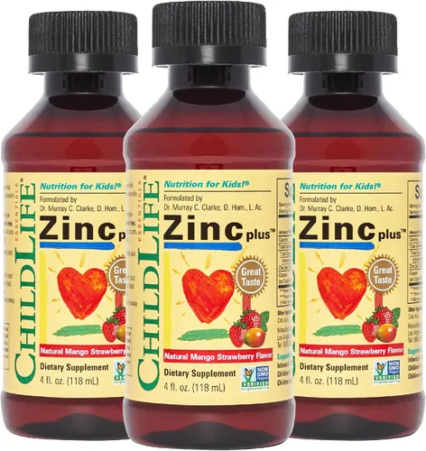 Miniatura 9 de ChildLife Essentials Liquid Zinc Plus para niños y niños pequeños, suplemento líquido, gluconato de zinc y cobre para apoyo inmunológico, minerales