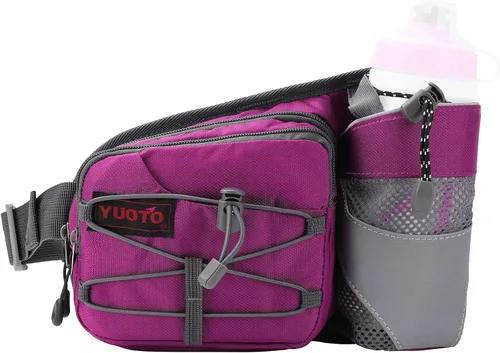 Miniatura 11 de Waist Pack with Water Bottle Holder for Running Walking Hiking Fanny Pack Hydration Belt