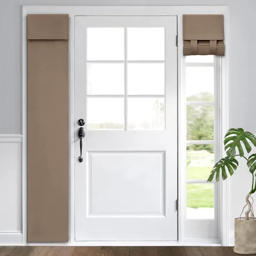 Miniatura 101 de HOMEIDEAS Cortinas Opacas para Aula para Puerta Principal, Cubierta de Ventana de Puerta de Aula, Persianas de Privacidad con Aislamiento Térmico