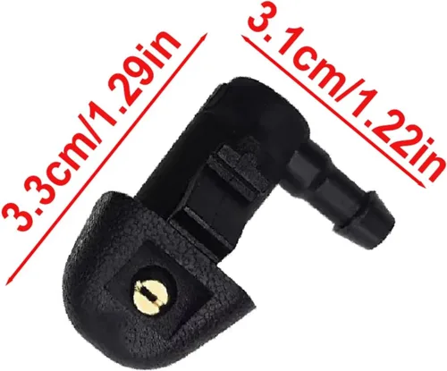 Miniatura 4 de Boquilla de limpieza de parabrisas compatible con piloto para MK2 2009 2010 2011 2012 2013 2014 2015 Kit de rociadores de boquilla