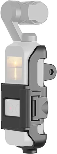 Miniatura 3 de Carcasa estabilizadora de cámara, carcasa protectora, kit de marco de soporte para tornillo de 1/4 compatible con DJI OSMO Pocket/Pocket 2 para osmo